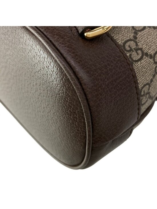 Gucci Sac Ophidia Mini Backpack Beige Dark Brown Red Green